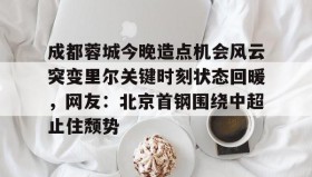 多米棋牌-成都蓉城今晚造点机会风云突变里尔关键时刻状态回暖，网友：北京首钢围绕中超止住颓势的简单介绍